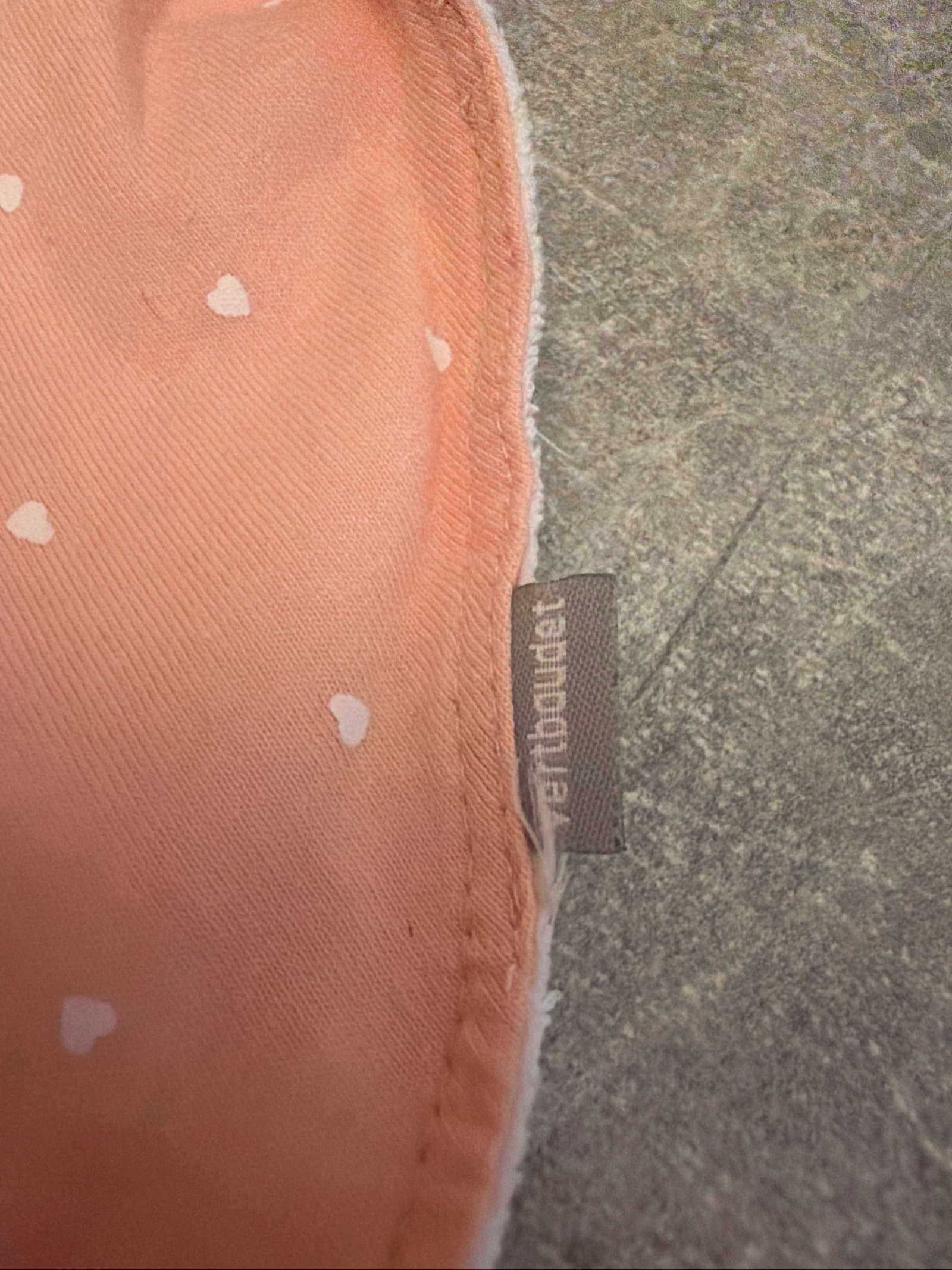 White heart pink bib vertbaudet very good condition – photo 2